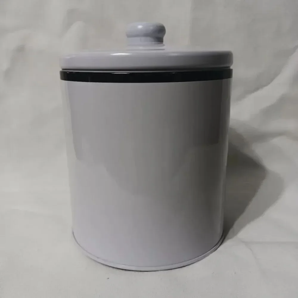 small coffee bar bin box metal canister storage container
